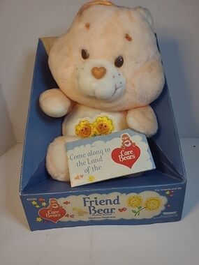 Vintage Kenner Care Bears: Friend Bear (1984) Plush, in Box!